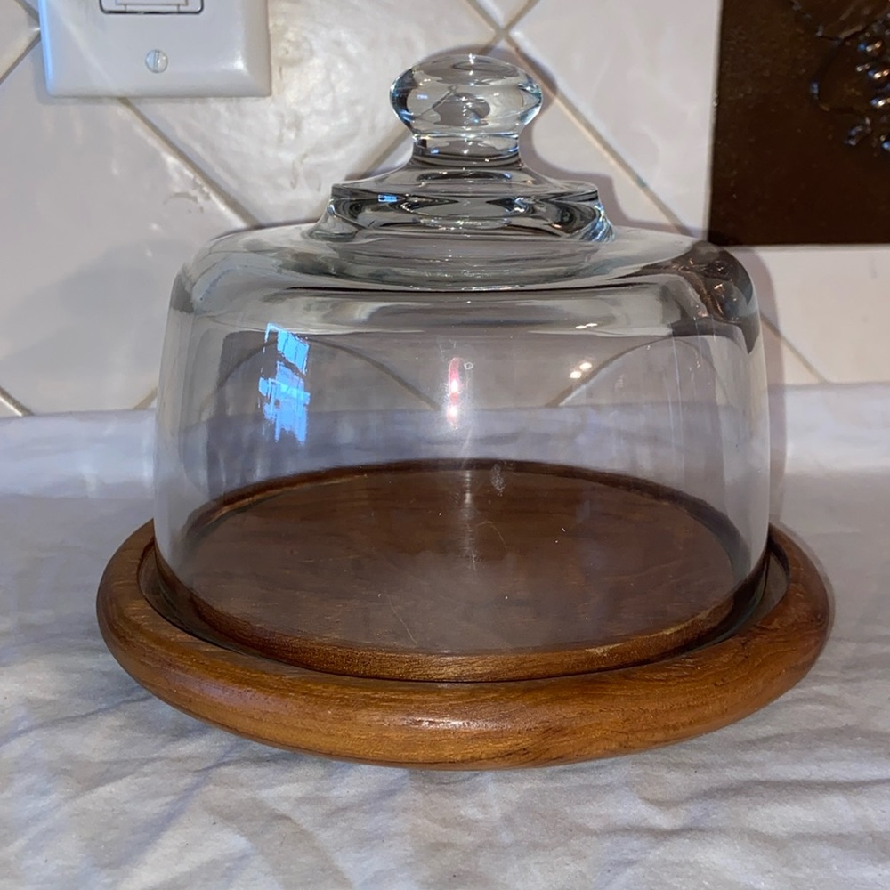 Vintage NWOB Gailstyn-Sutton Teakwood Cheese Server